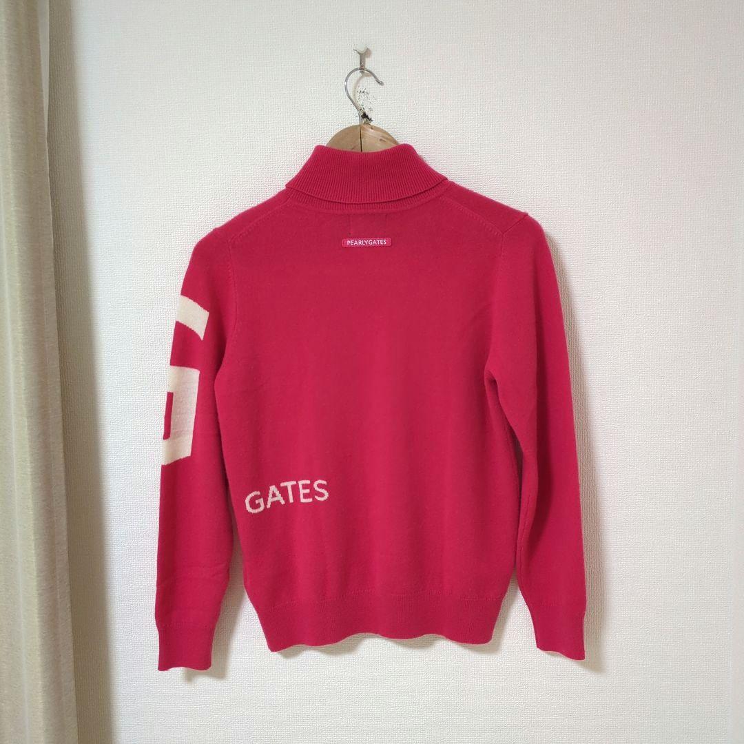 みゃあちゃん★美品★PEARLY GATES ジャガードロゴカシミヤタート