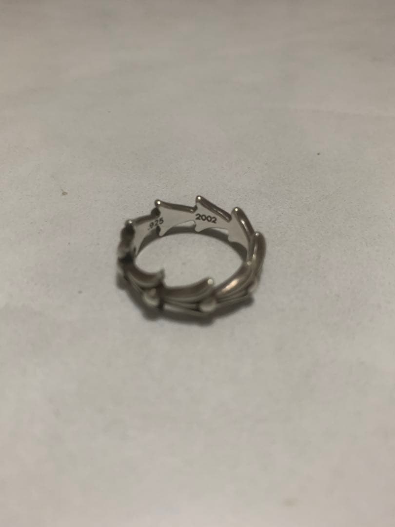 【正規品】Chrome Hearts クロステイルリング　15号