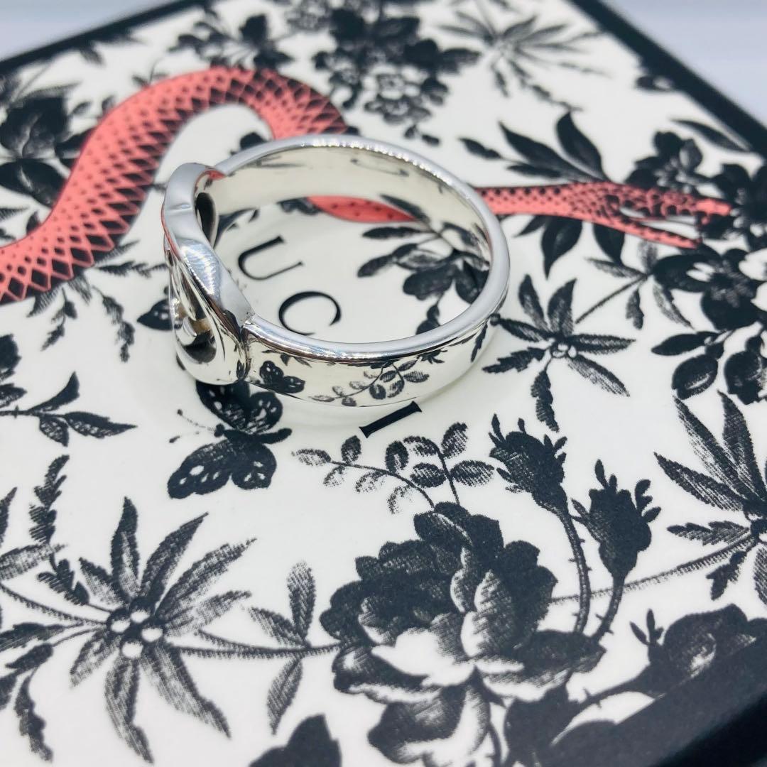 極美品✨ GUCCI グッチ リング インターロッキング AG925 #21