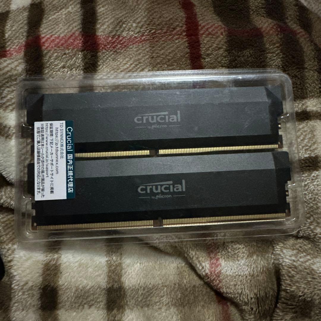 【6000MHz】Crucial DDR5 PRO 32GBセット Crucial Pro 32GB DDR5 RAM Kit (2x16GB),CL36 6000MHz, Overclocking