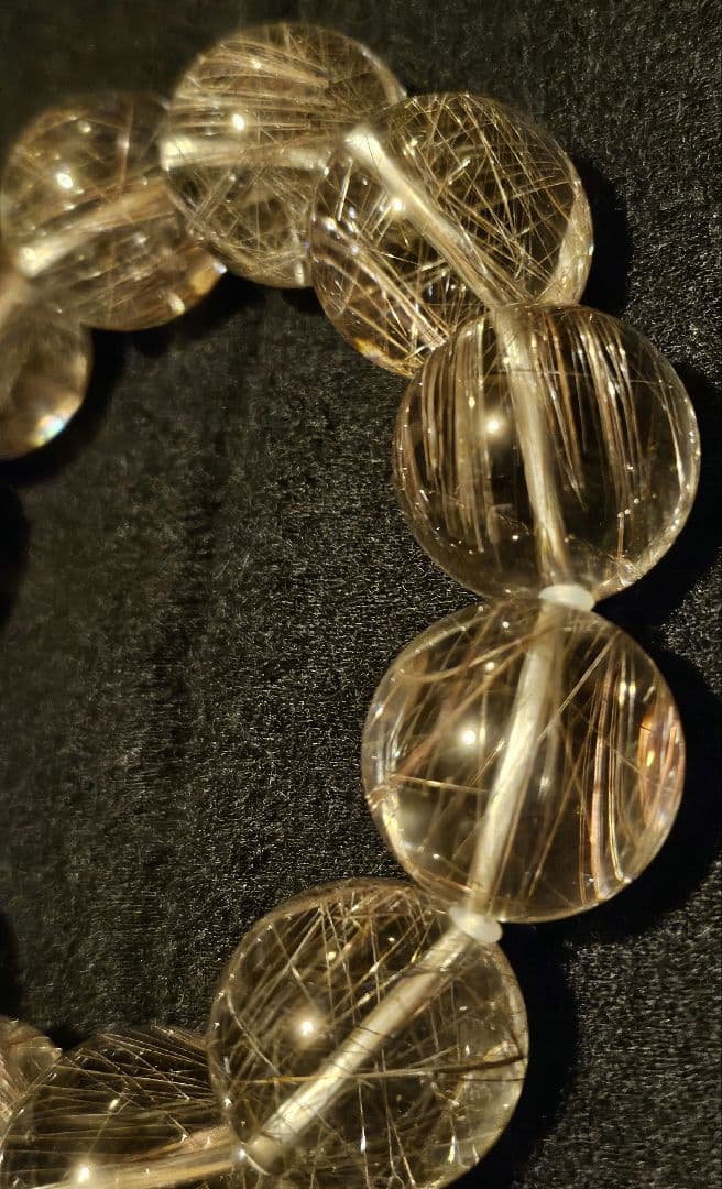 シルバールチルクォーツ ブレスレット 19mm