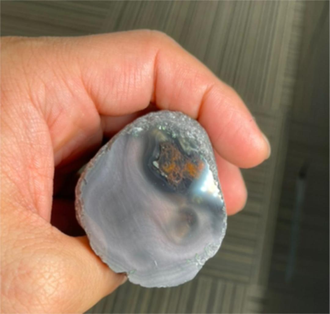 研磨済十勝石玲瓏マホガニーオブシディアンオーロラ系模様