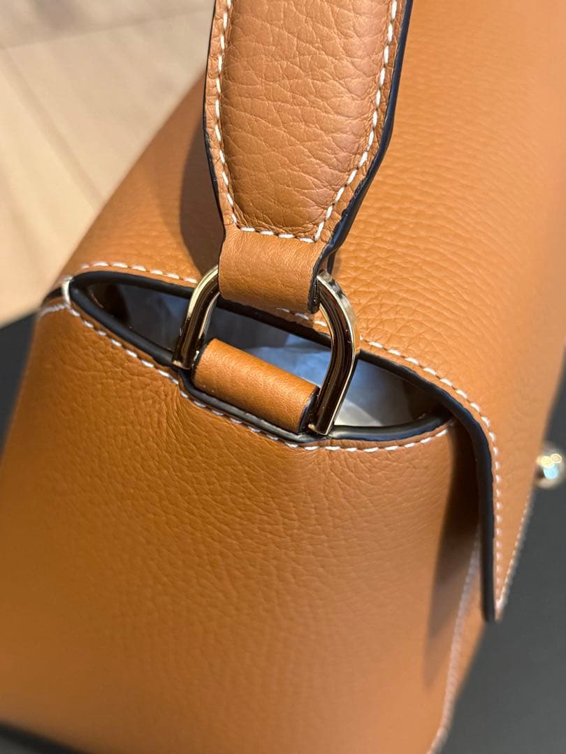 美品 STRATHBERRYストラスベリー モザイクバッグ　ブラウン