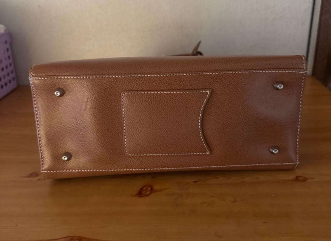 濱野 ハマノ HAMANO 本皮 ハンドバッグ