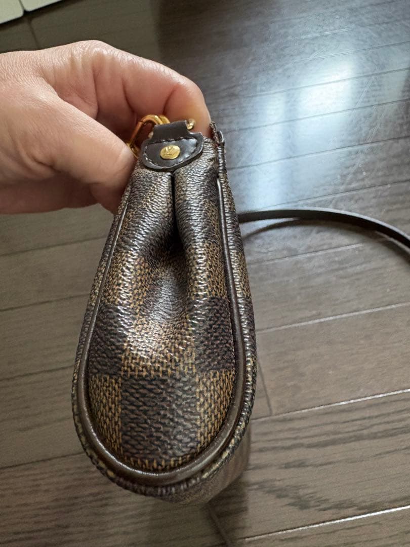 ルイ・ヴィトン ダミエエベヌ エヴァ アクセサリーポーチ 2way