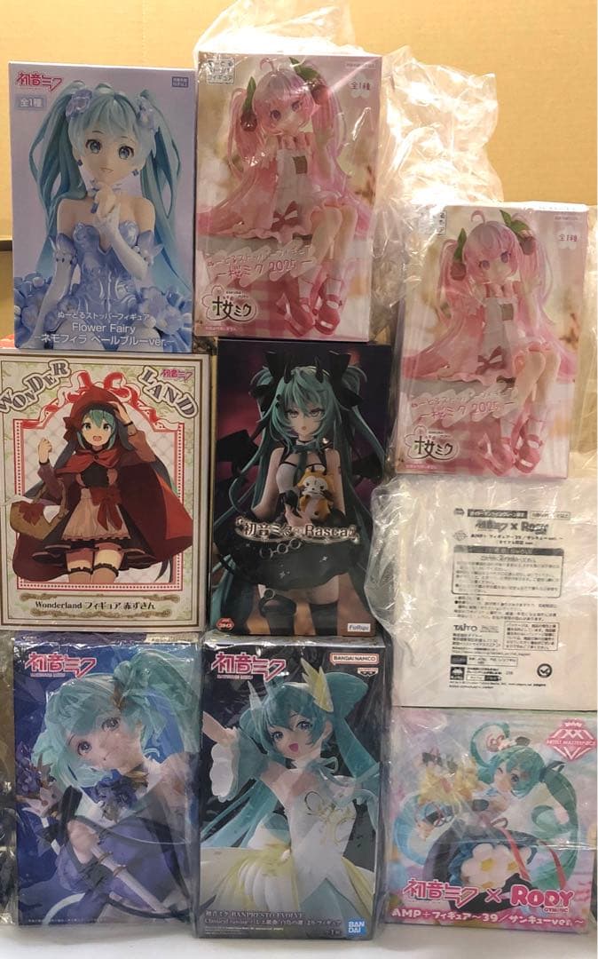 初音ミク フィギュア 9体セット まとめ売り 初音ミク フィギュア 9点