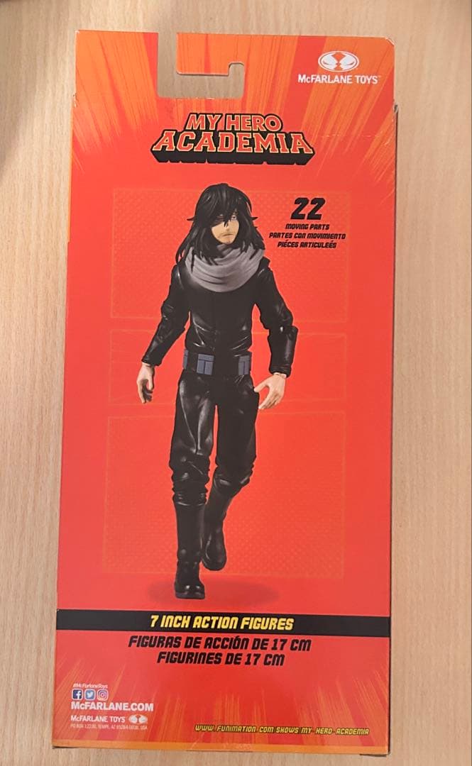 ヒロアカ　相澤消太　マクファーレントイズ　アクションフィギュア