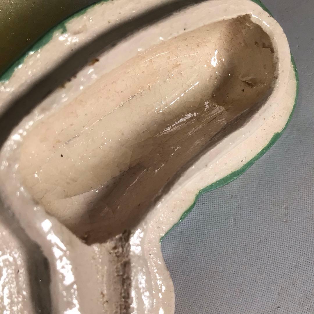 Ｎ３７２　香合　『桂窯　伊東桂楽造』『金彩色絵』『立雛香合』　共箱　茶道具