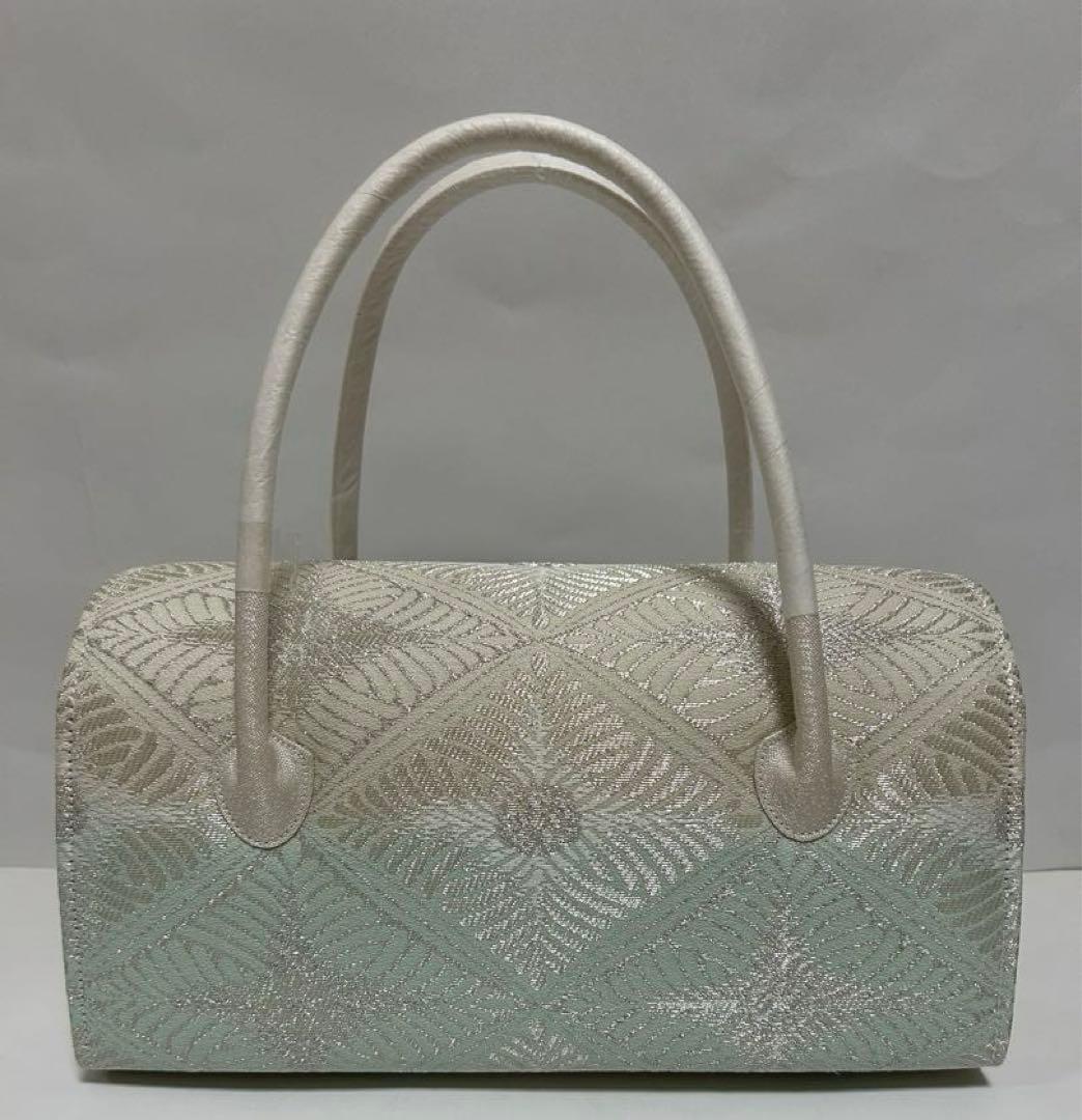 花！着物ようバック　かぶせバッグ　和装バック　あおりバック　利休バック