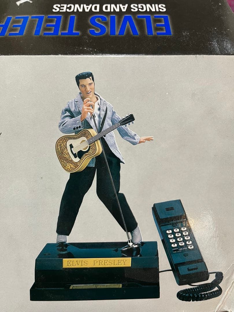 デッドストック テレマニア エルビスプレスリー 歌って踊る 電話機