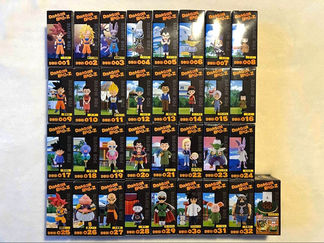 [未開封]ワーコレ　ドラゴンボールZ　神と神　vol.1〜4　全38品