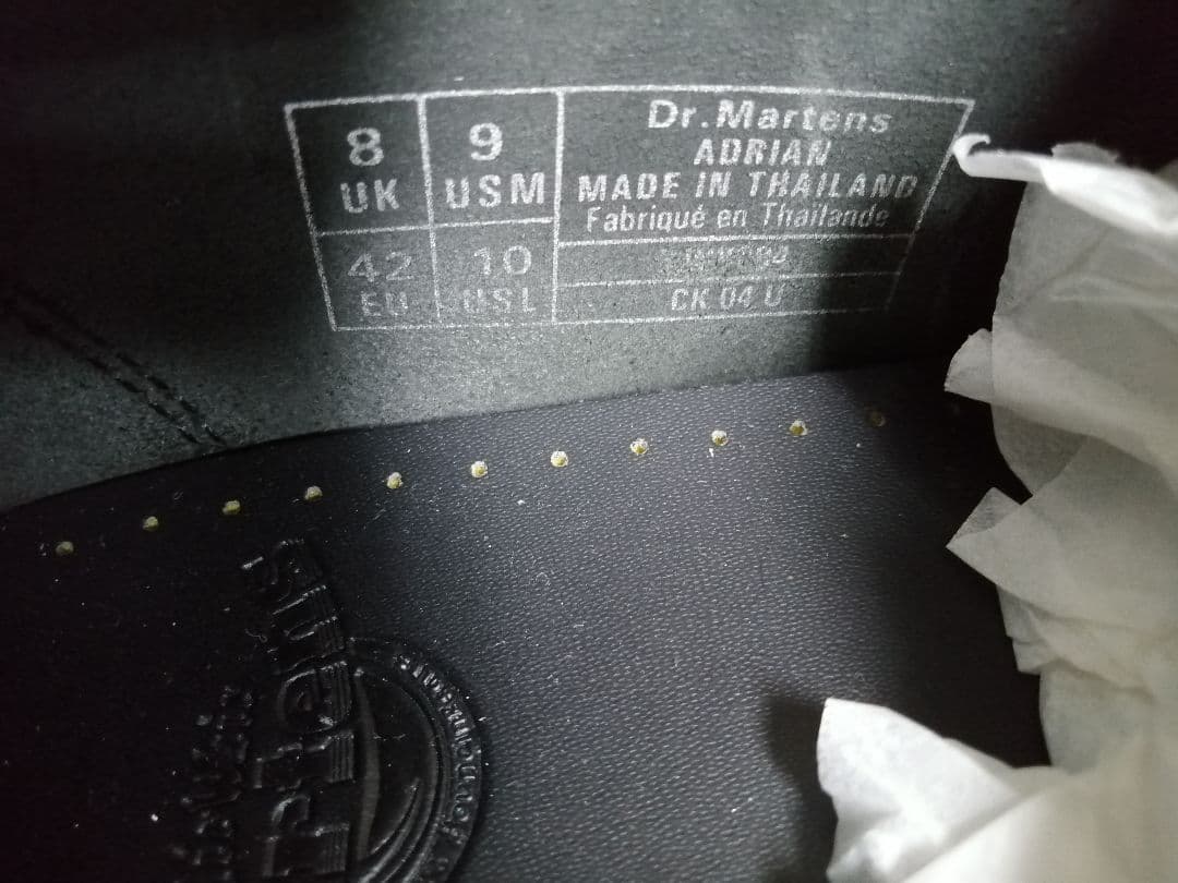 一度だけ使用 ドクターマーチン エイドリアン 美品 黒