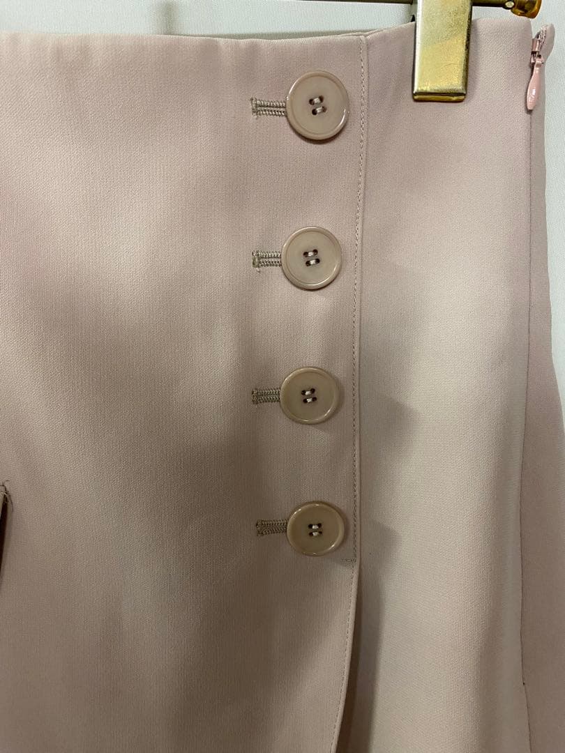 SNIDEL /スナイデル　ハイウエストキュロットショートパンツピンクベージュS