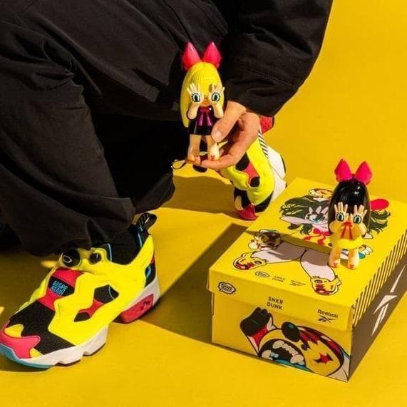 28.0 Reebok GRAPE BRAIN ポンプフューリー にぎるちゃん - メルカリ