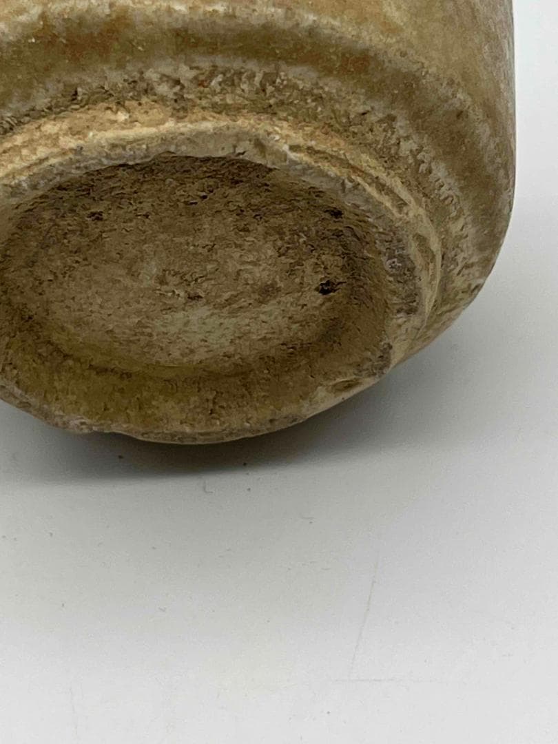 唐時代 青磁 相州窯 點彩 飛斑 香盒 粉盒 茶入 茶道具 唐物