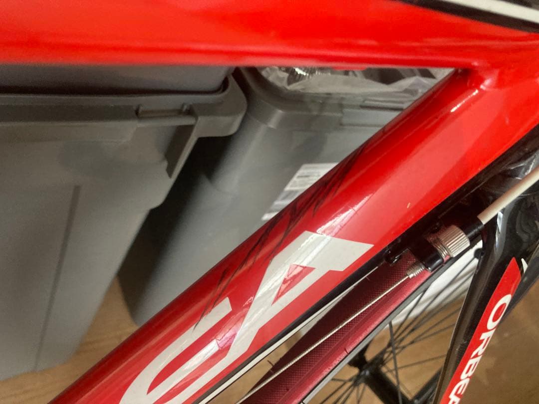 【送料込みになりました】ORBEA ロードバイク AQUA ブラック/レッド