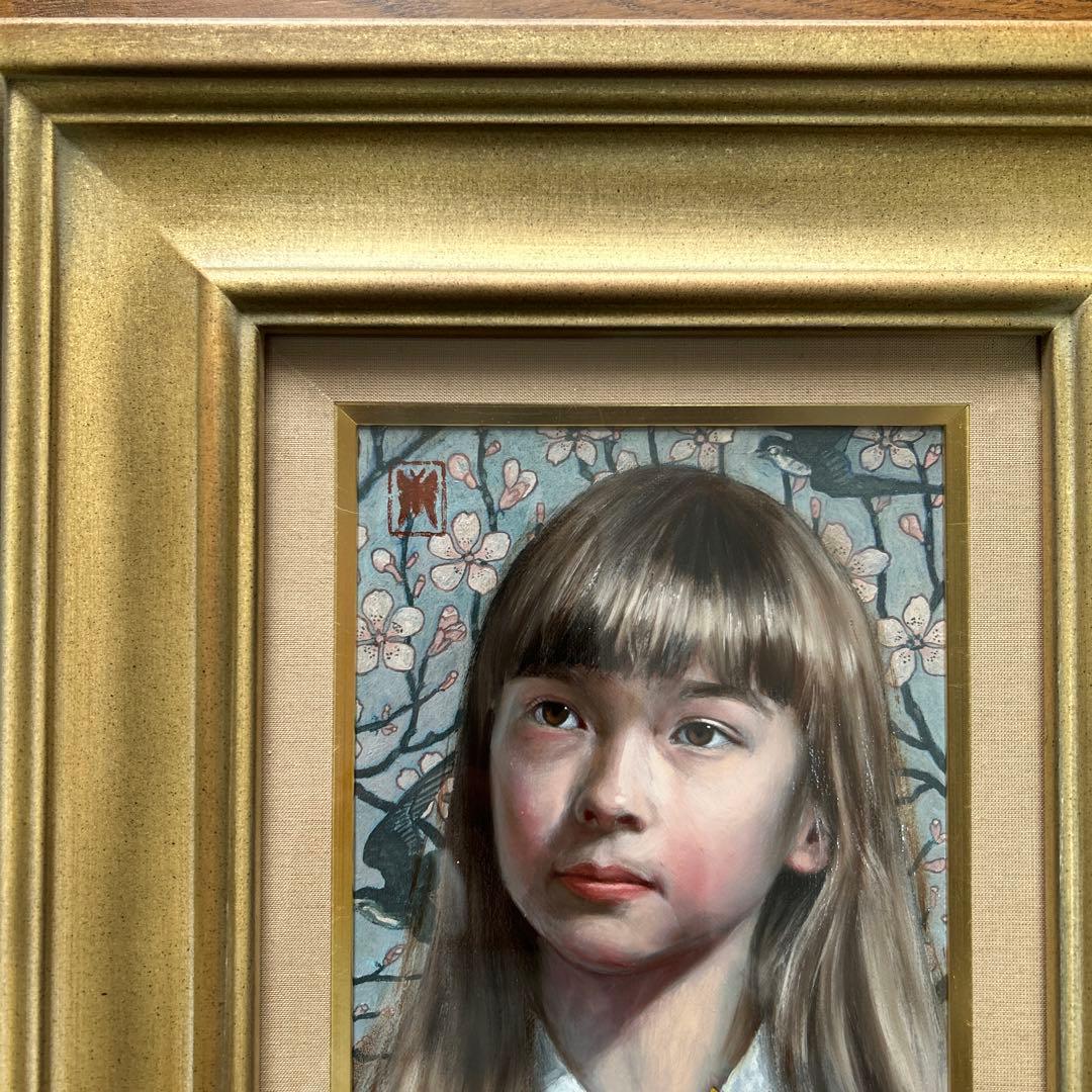 絵画　油彩画　少女　福田宏樹　「新しい時代（ウーリャI）」