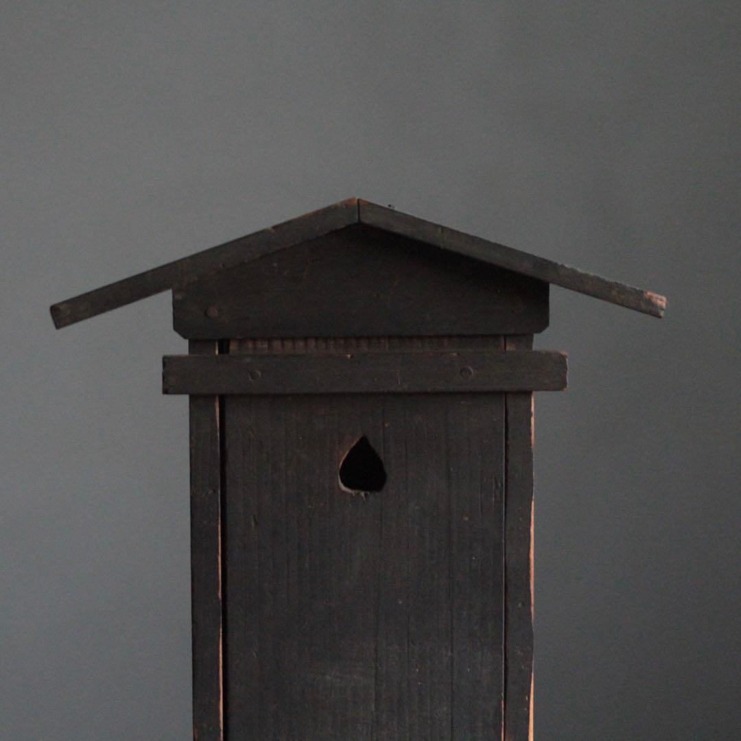 古い 木製 厨子 嵌め込み式 古美術 古道具 アンティーク オブジェ