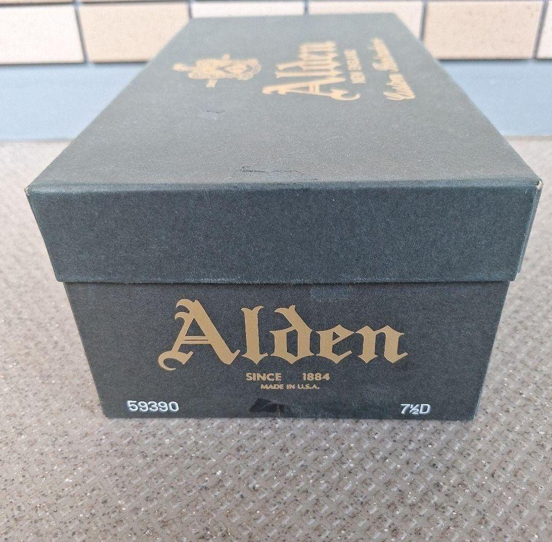 箱付き ALDEN ウイスキーコードバン 7 1/2D