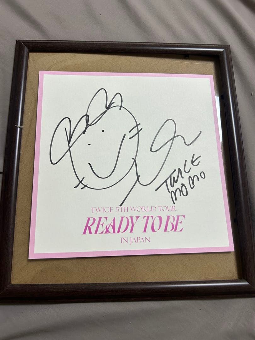 twiceももサイン TWICE モモ MOMO サイン入り K-POPカード トレカ Yahoo!オークション