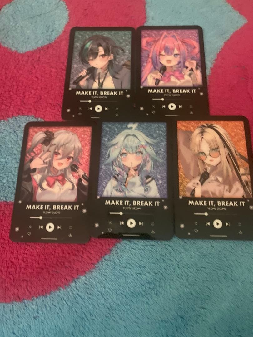 FLOW GLOW カラオケの鉄人 ルーム　限定　カード　カラ鉄　ホロライブ