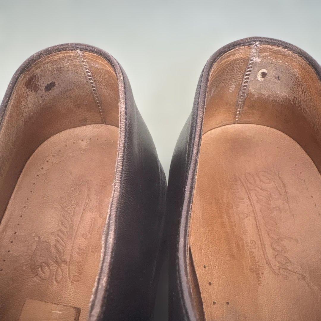 P a r a b o o t黒 ドレスシューズ レザー約25センチ