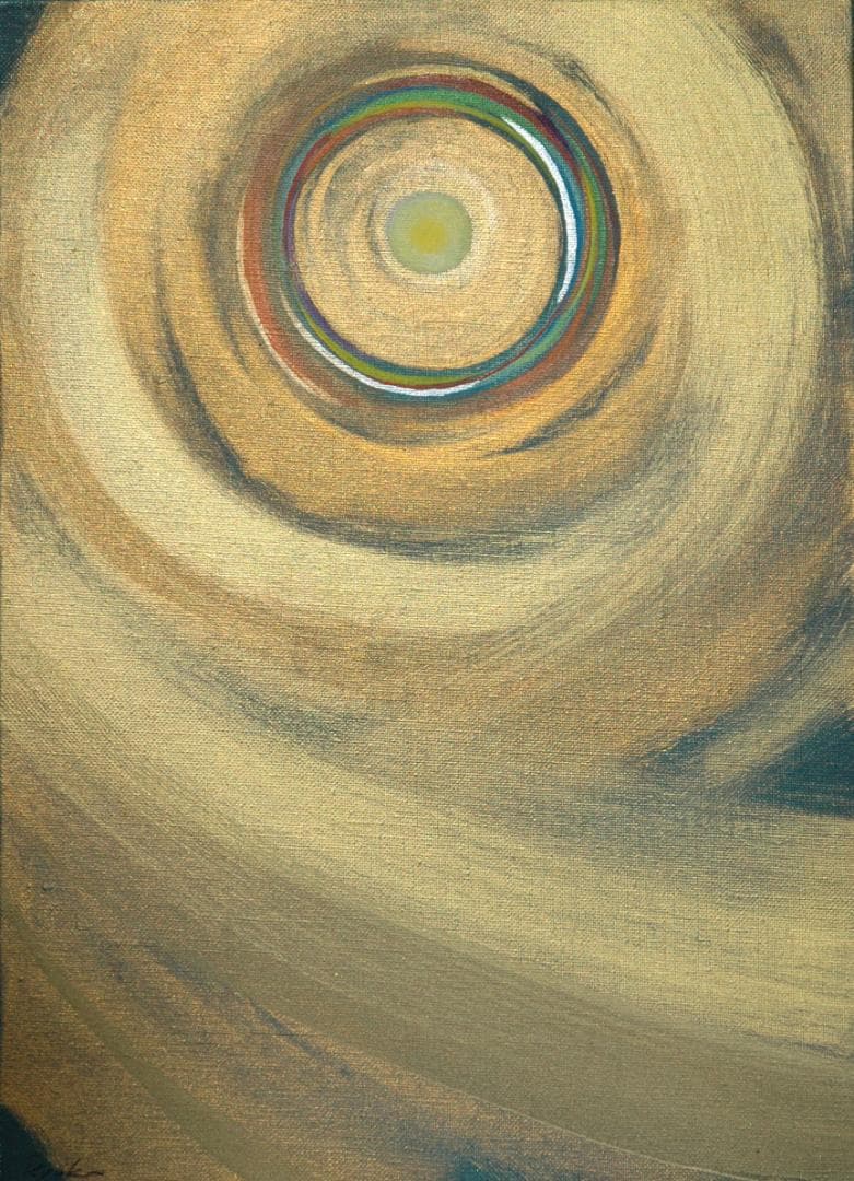 油絵 菅家令子 絵 絵画インテリア額付(銀) F4-G212023 風景祈り希望