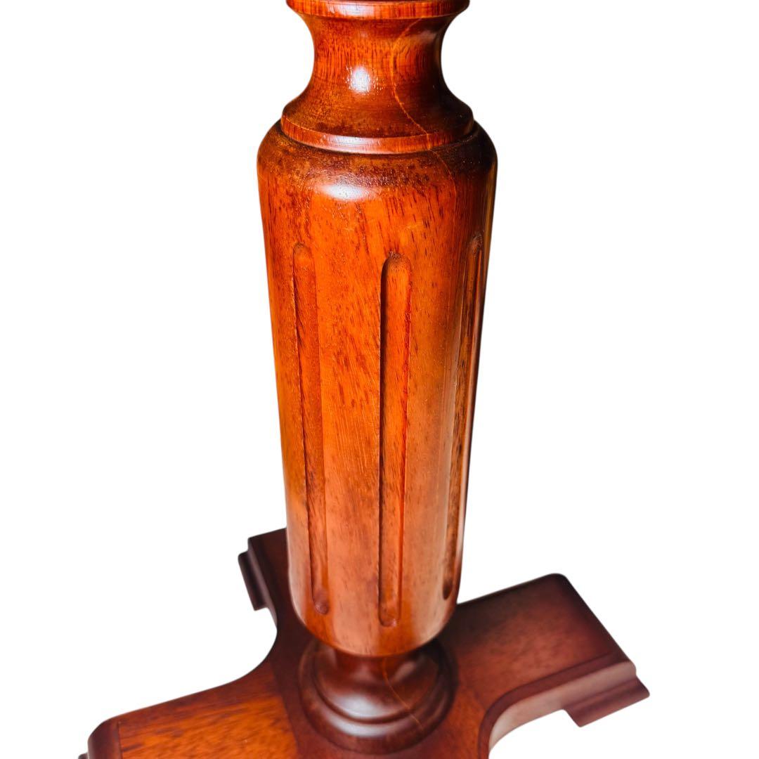 美品】高級感漂うアンティーク調サイドテーブル／花台／電話台にも♪