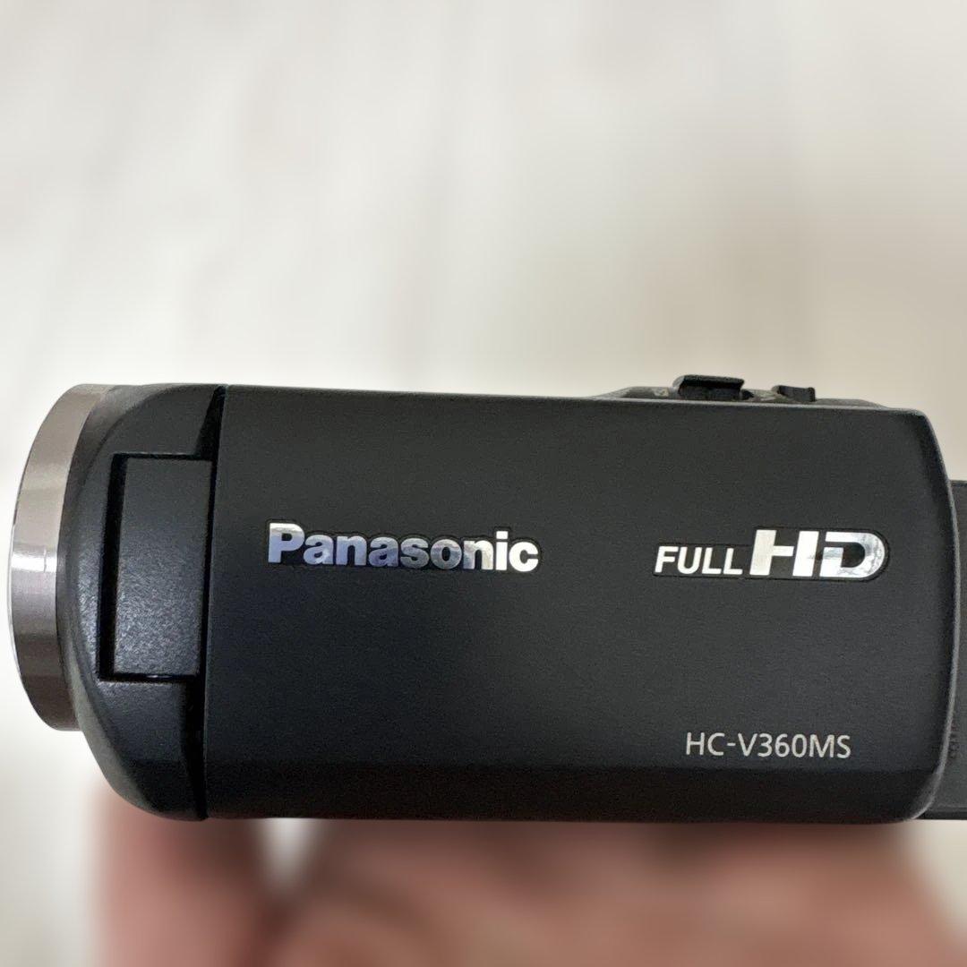 【中古】 Panasonic ビデオカメラ HC-V360MS　ブラック
