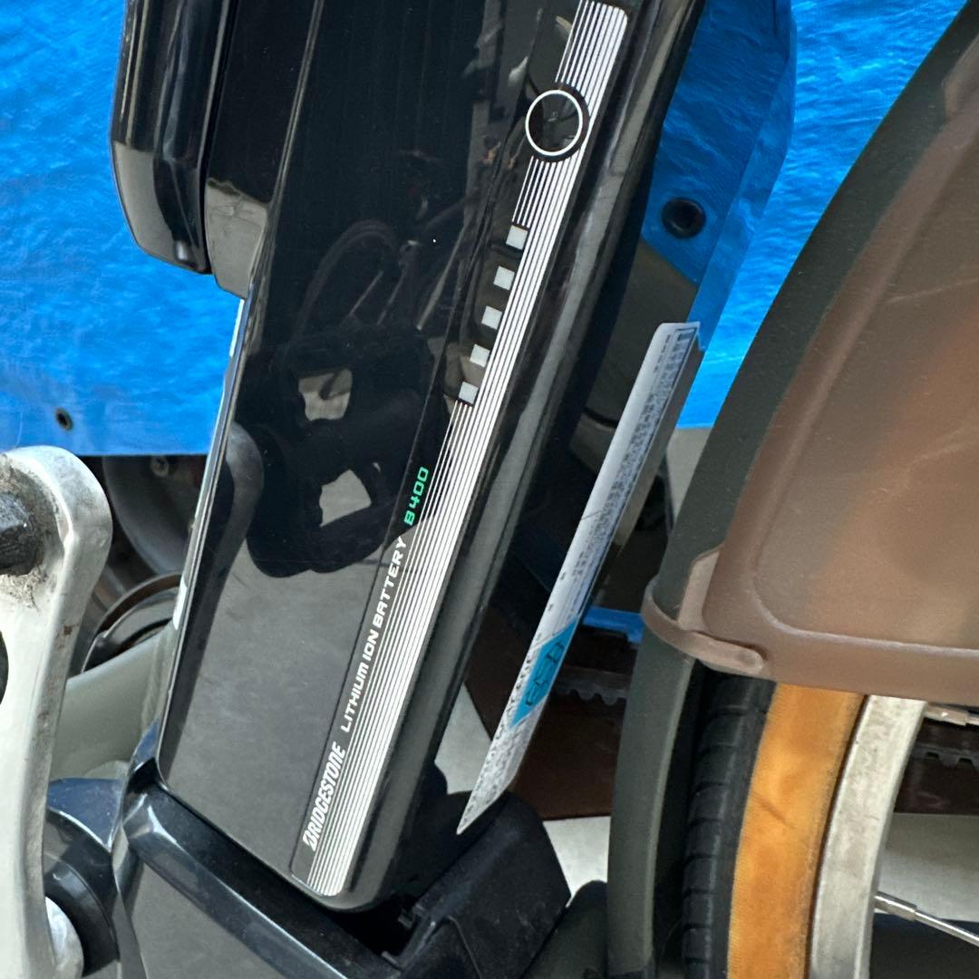 ブリヂストン 電動アシスト自転車FRONTIA DX カーキ 26インチ