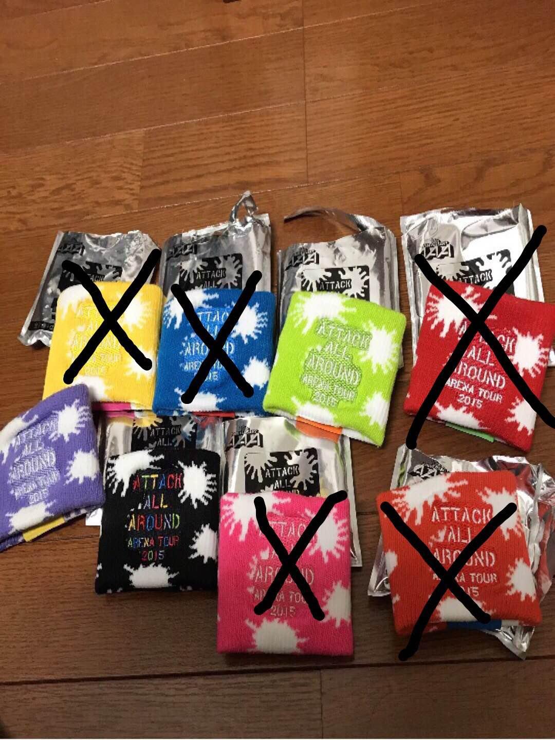 ☆ AAA 10th マフラータオル リストバンド AAA 10th マフラータオル