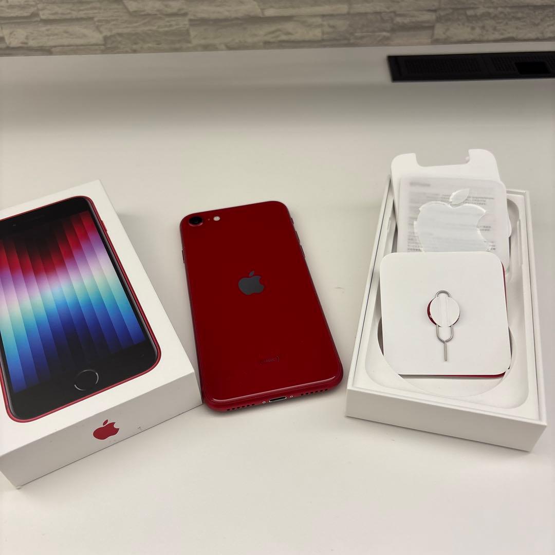 80neko iPhone SE3（第3世代）レッド 128GB