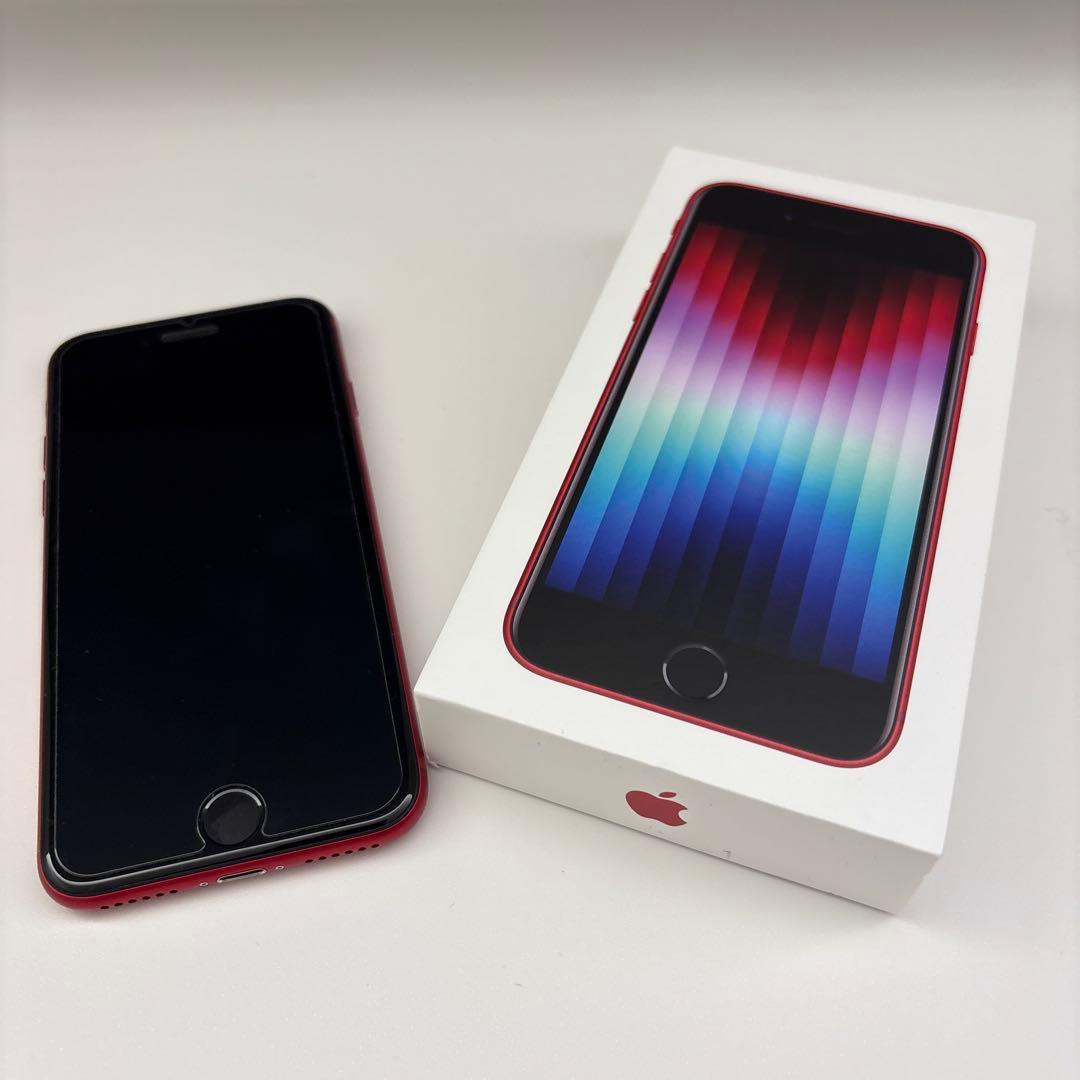 80neko iPhone SE3（第3世代）レッド 128GB