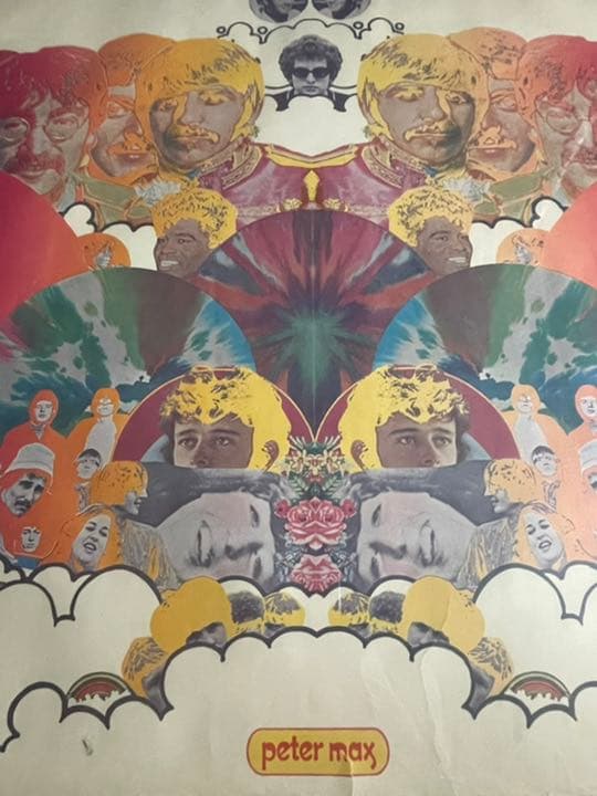 60s ピーターマックス ビンテージポスター サイケ ボブディラン