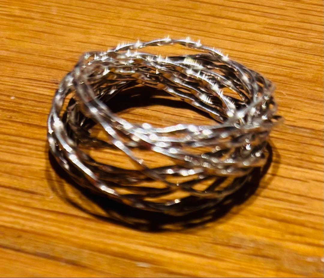 m*o様 平松保城　ケージリング　鳥の巣リング　指輪　シルバー925 20号