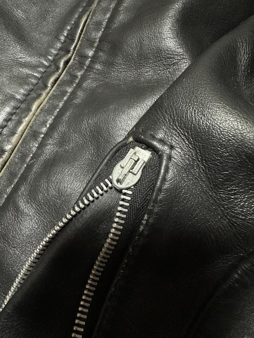 な*や様 Schott ショット 80s～ シングルライダースジャケット □23