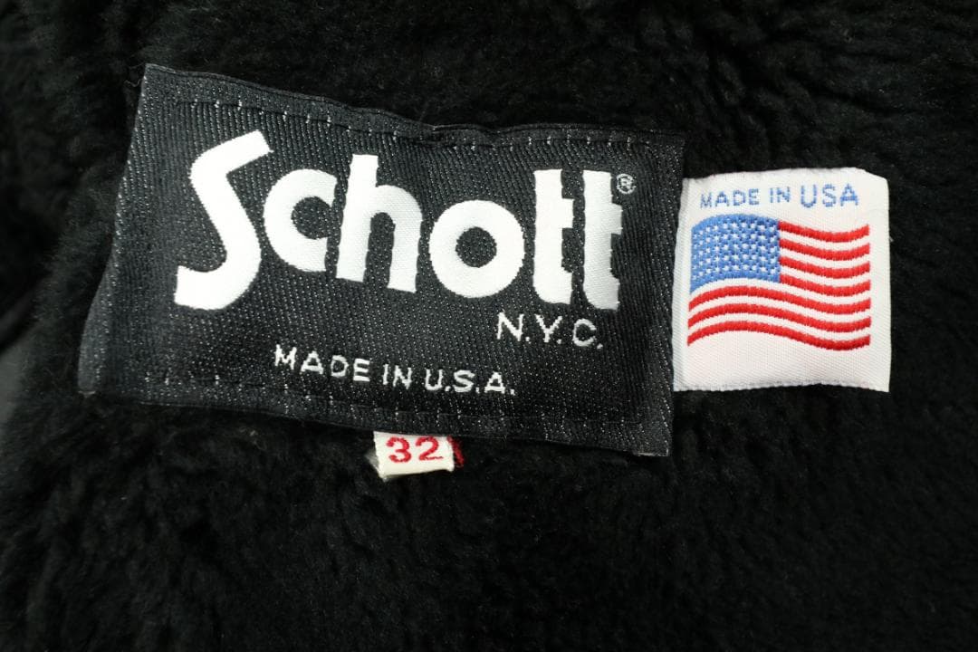 な*や様 Schott ショット 80s～ シングルライダースジャケット □23