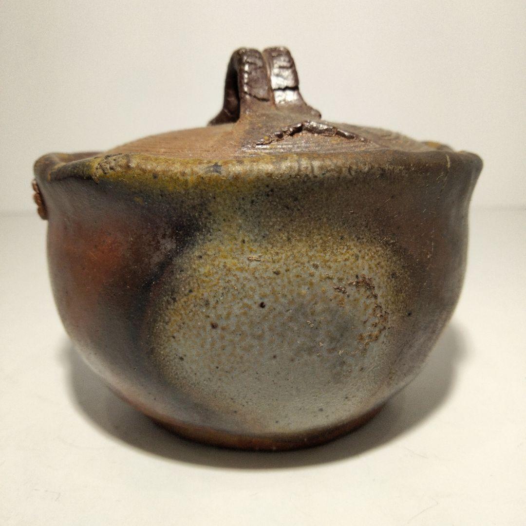 R397-2備前焼宝瓶急須陶印有D