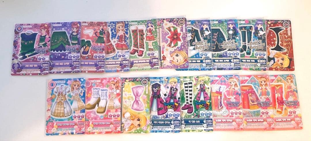 韓国版】アイカツ カード バインダー メールローズコーデ