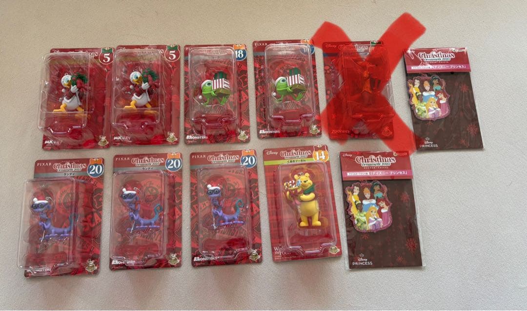 ディズニークリスマスオーナメント くじ2025 ディズニー くじ