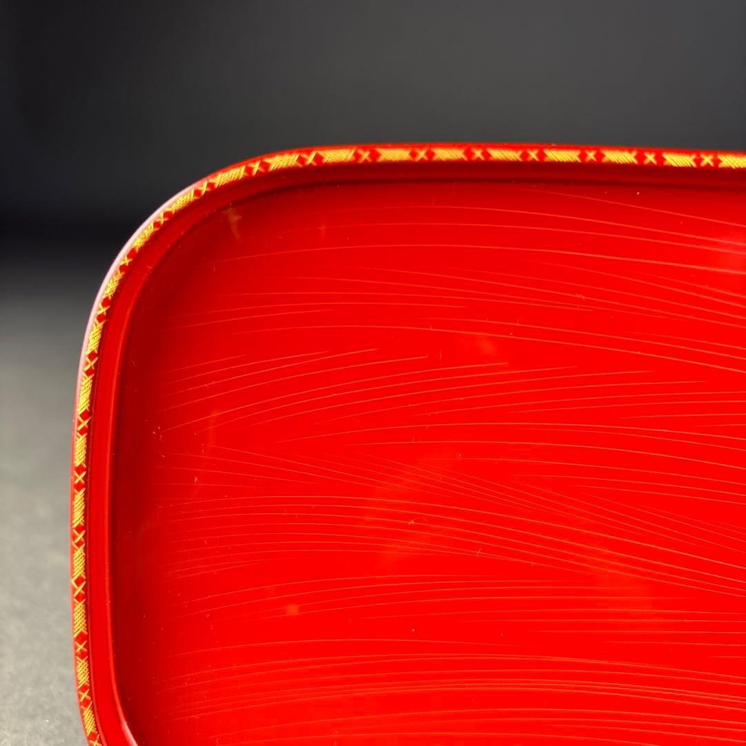 輪島塗　銘々皿　5客　塗師　大徹　共箱