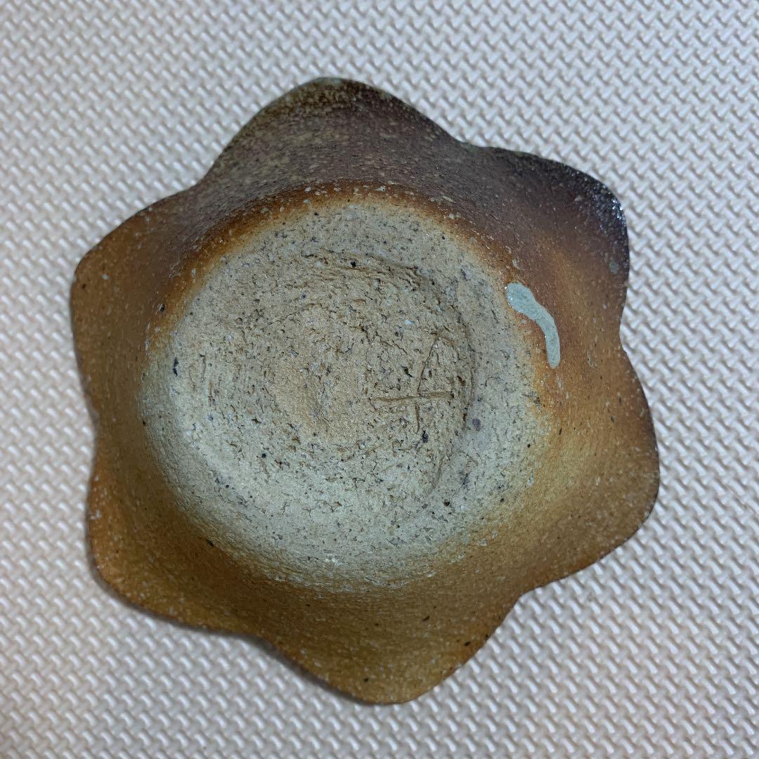 値下げ！！　信楽焼　百合向付