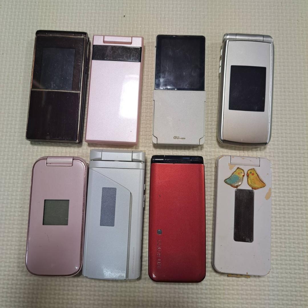 ジャンク ガラケー 8台 まとめ売り - メルカリ