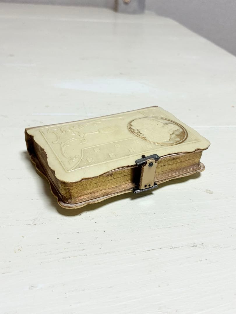 古書　フランス　ミセル　聖書　キリスト　マリア　フランスアンティーク