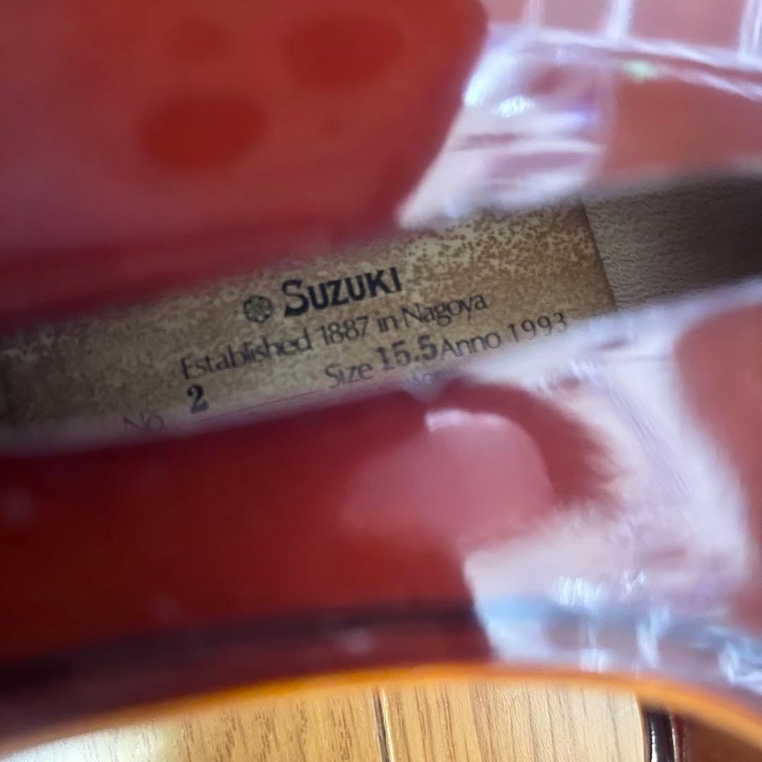 SUZUKI ビオラ No.2 4/4 15.5インチ 虎杢 バイオリン