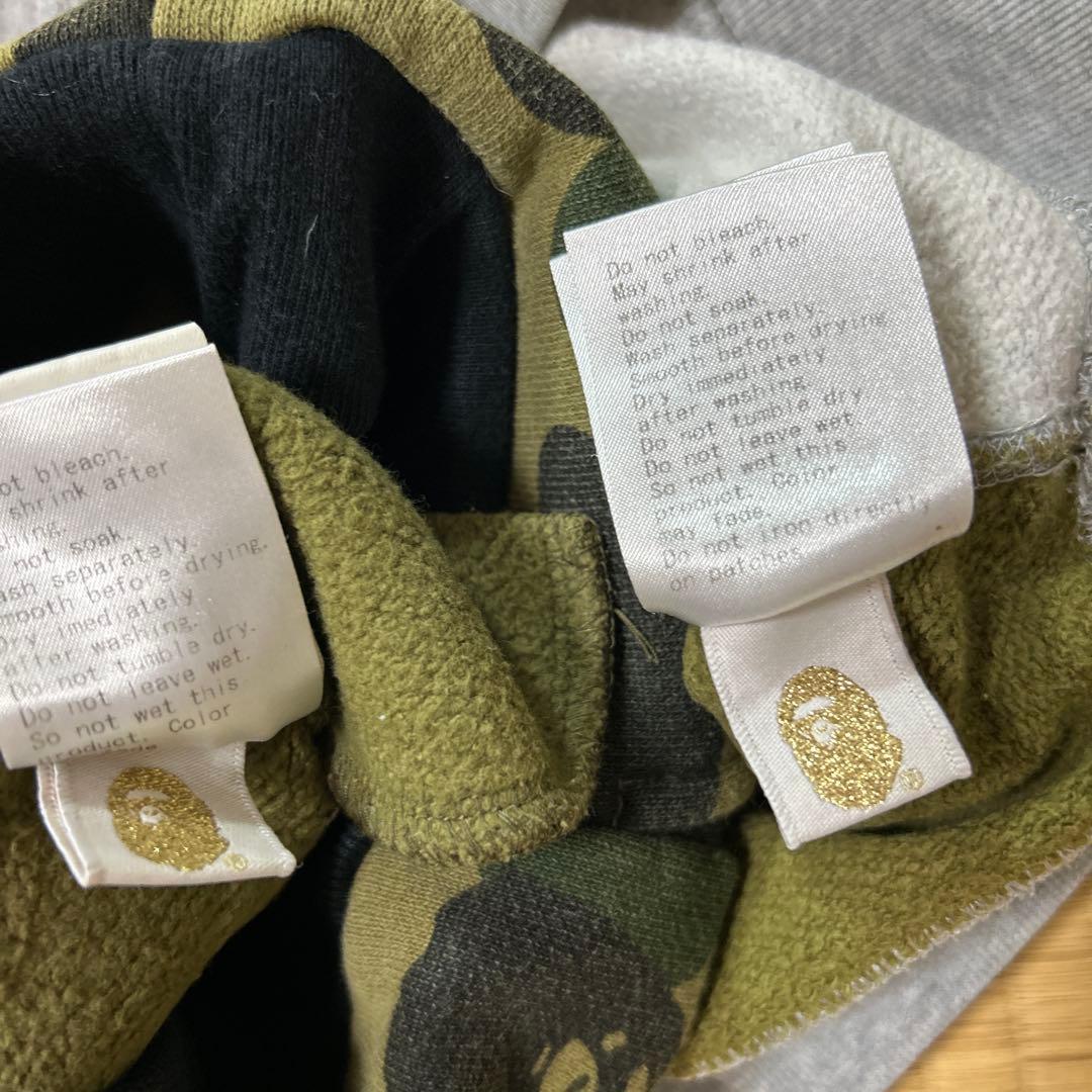 【美品】BAPE KIDS トレーナー＆迷彩パンツセット 100cm正規品
