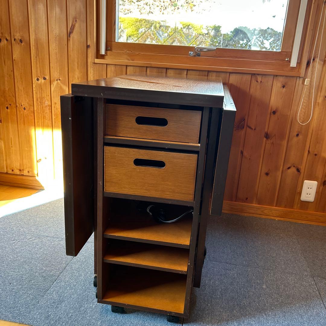 カタログハウス 高橋昌子 ソーイングデスク 折り畳み式 通販生活