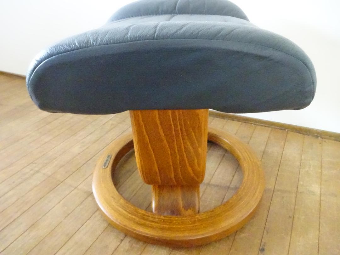 エコーネス　ストレスレス　オットマン　フットスツール　本革　北欧　ノルウェー