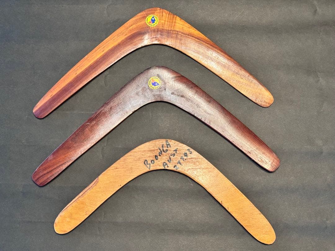 オーストラリアンアボリジナルアート タペストリー2点セット ブーメラン