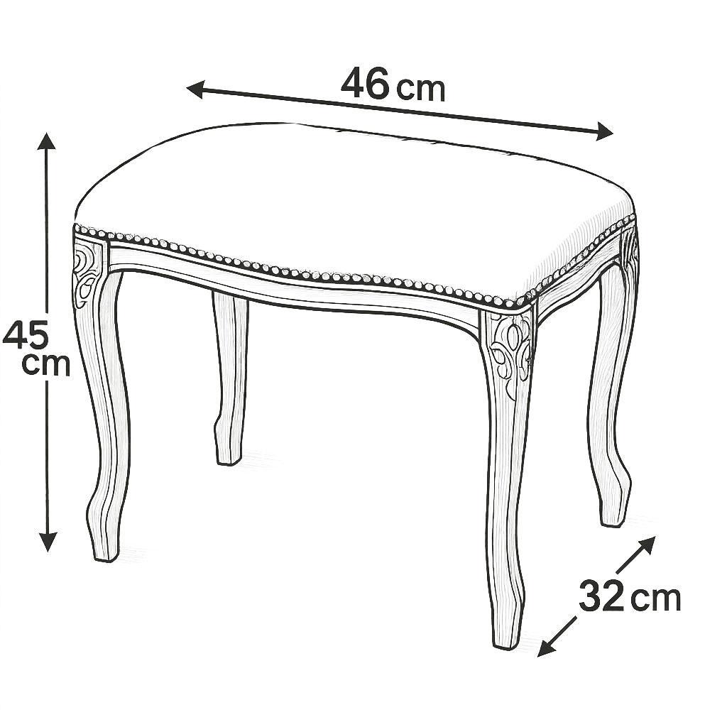 クラシック 金華山スツール グリーン オットマン 猫脚 602-450